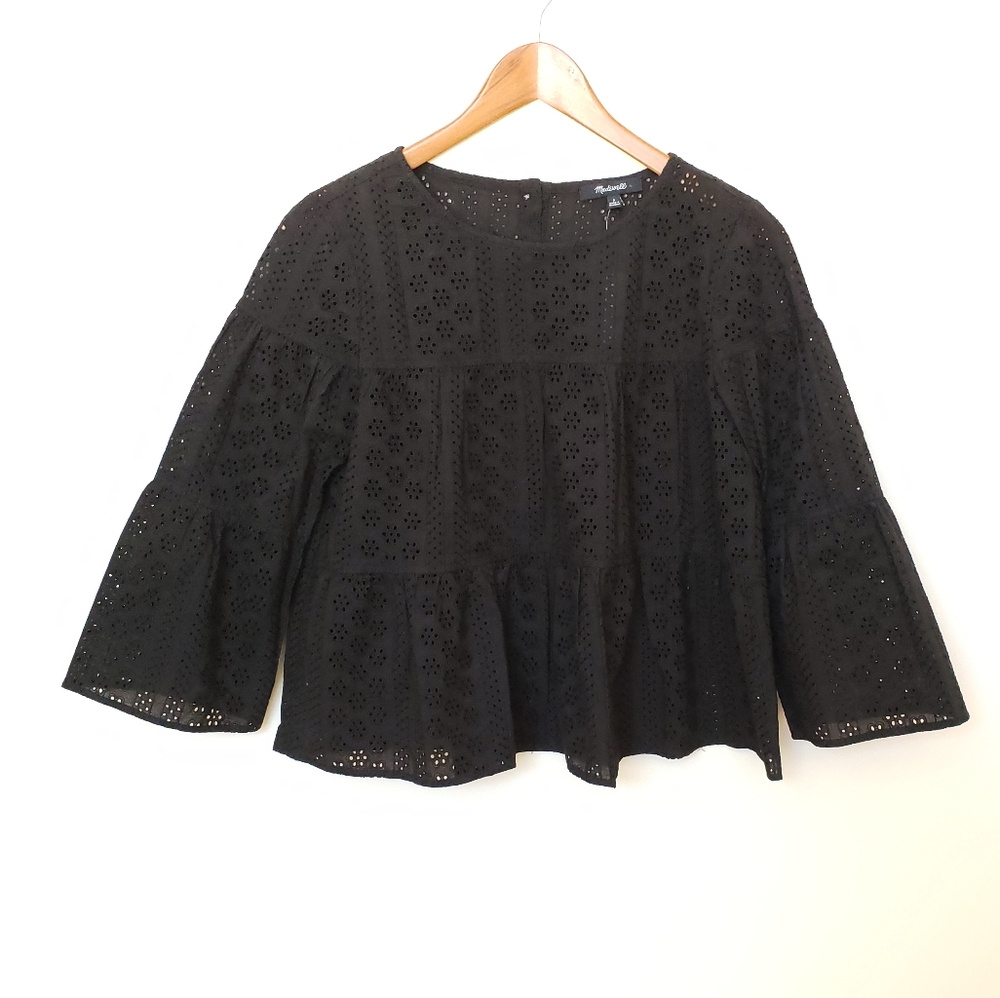 NWT Madewell Blouse Black Small